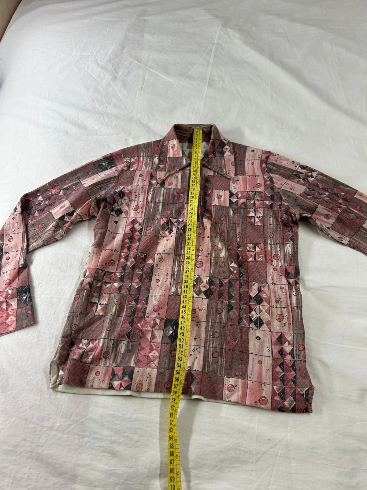 Multicolore vintage geprinte blouse in retro y2k-stijl – photo 10